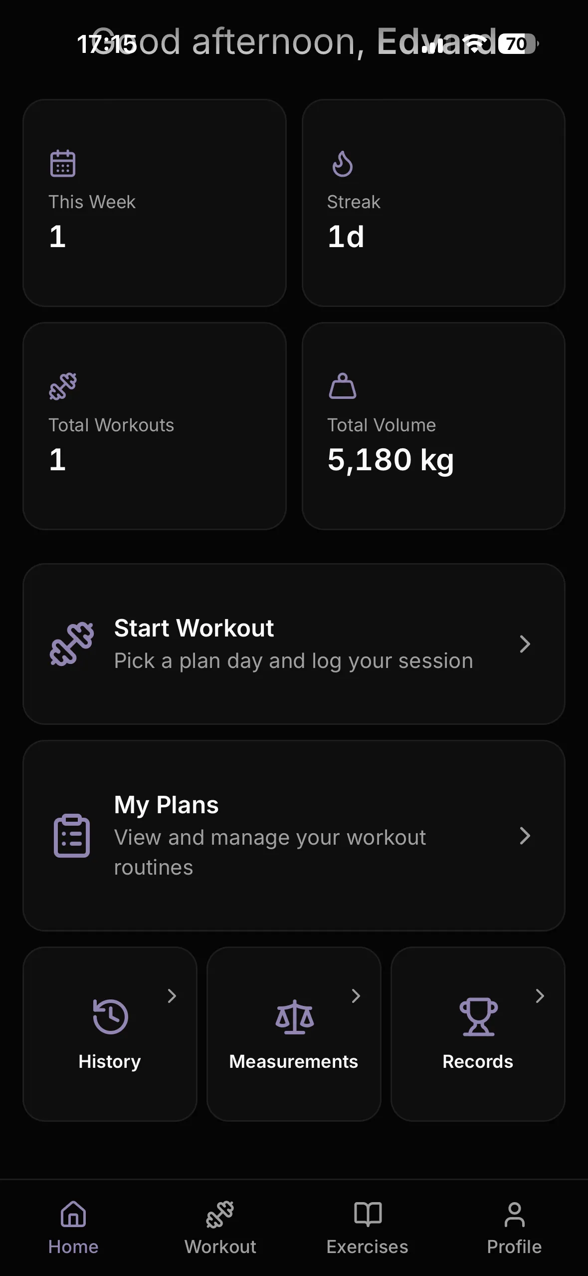 Gymlog22 screenshot 2