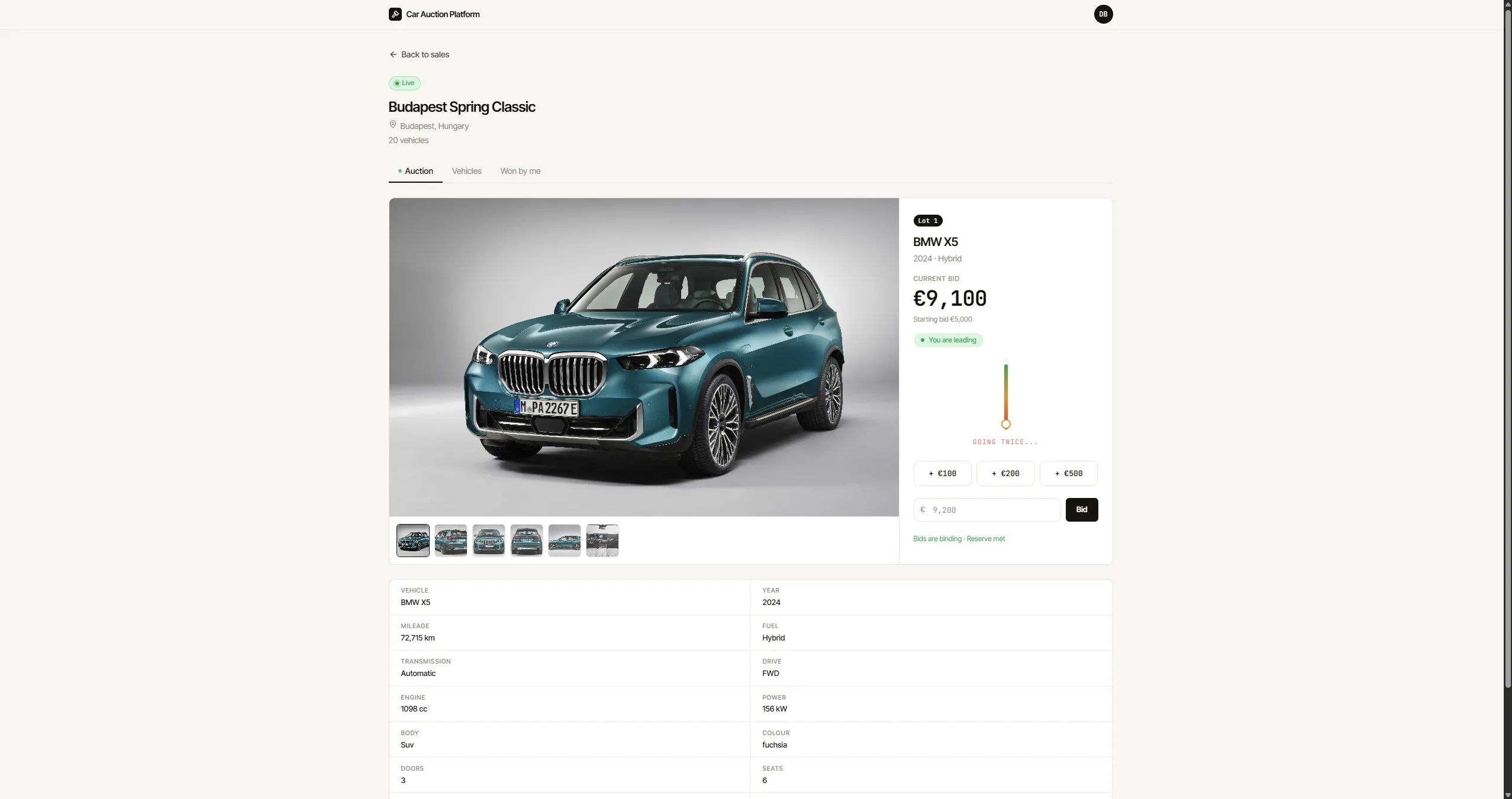 Car Auction Platform screenshot 11