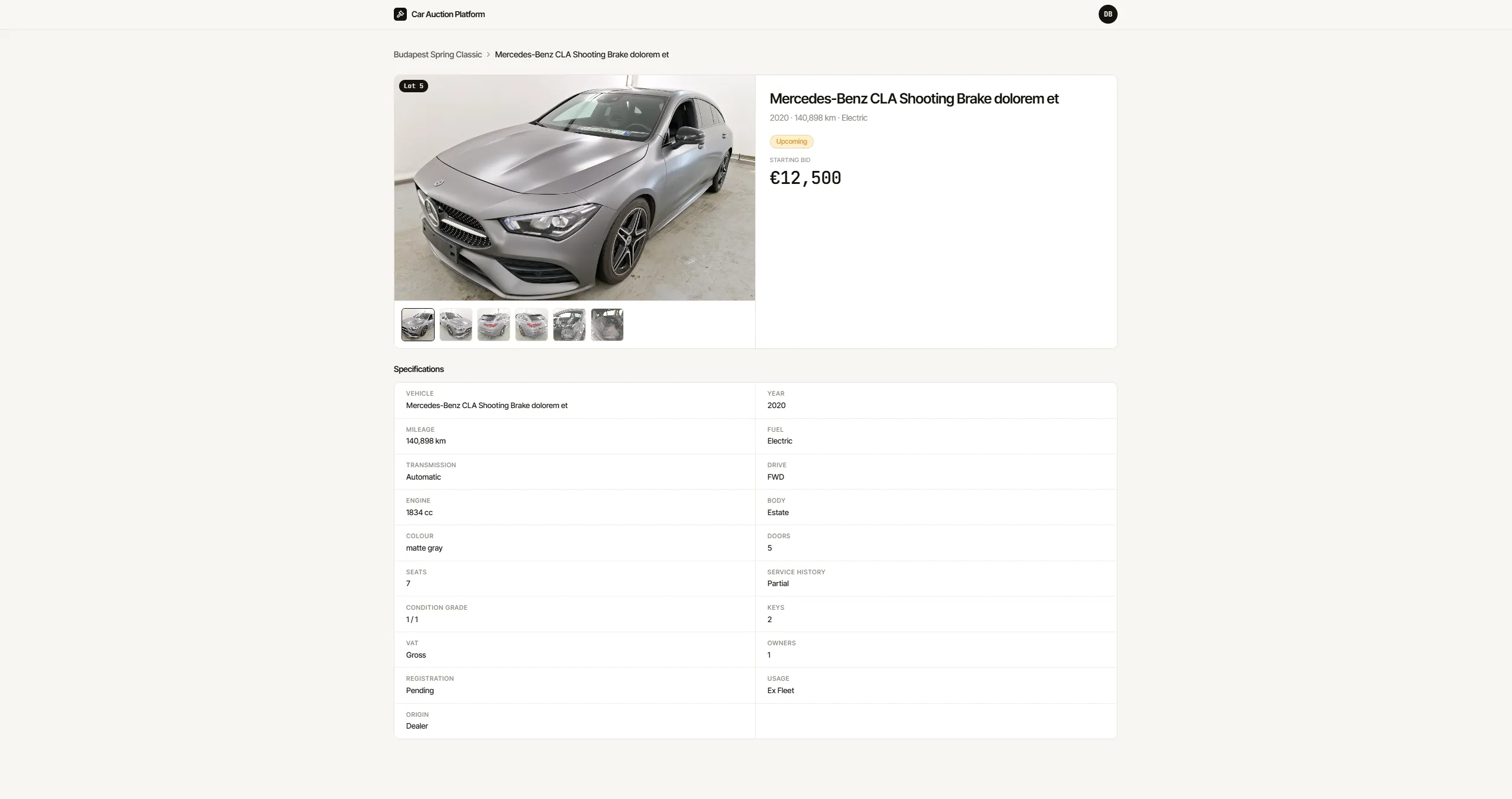 Car Auction Platform screenshot 13