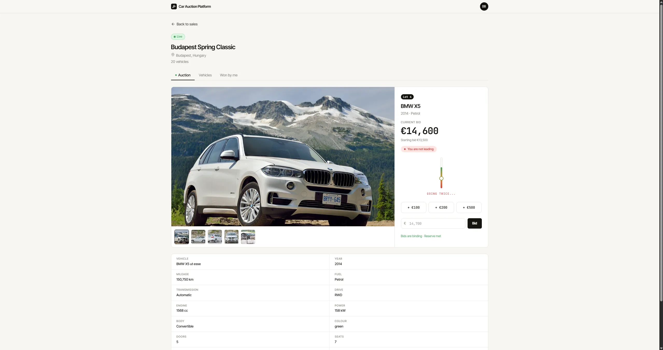 Car Auction Platform screenshot 15