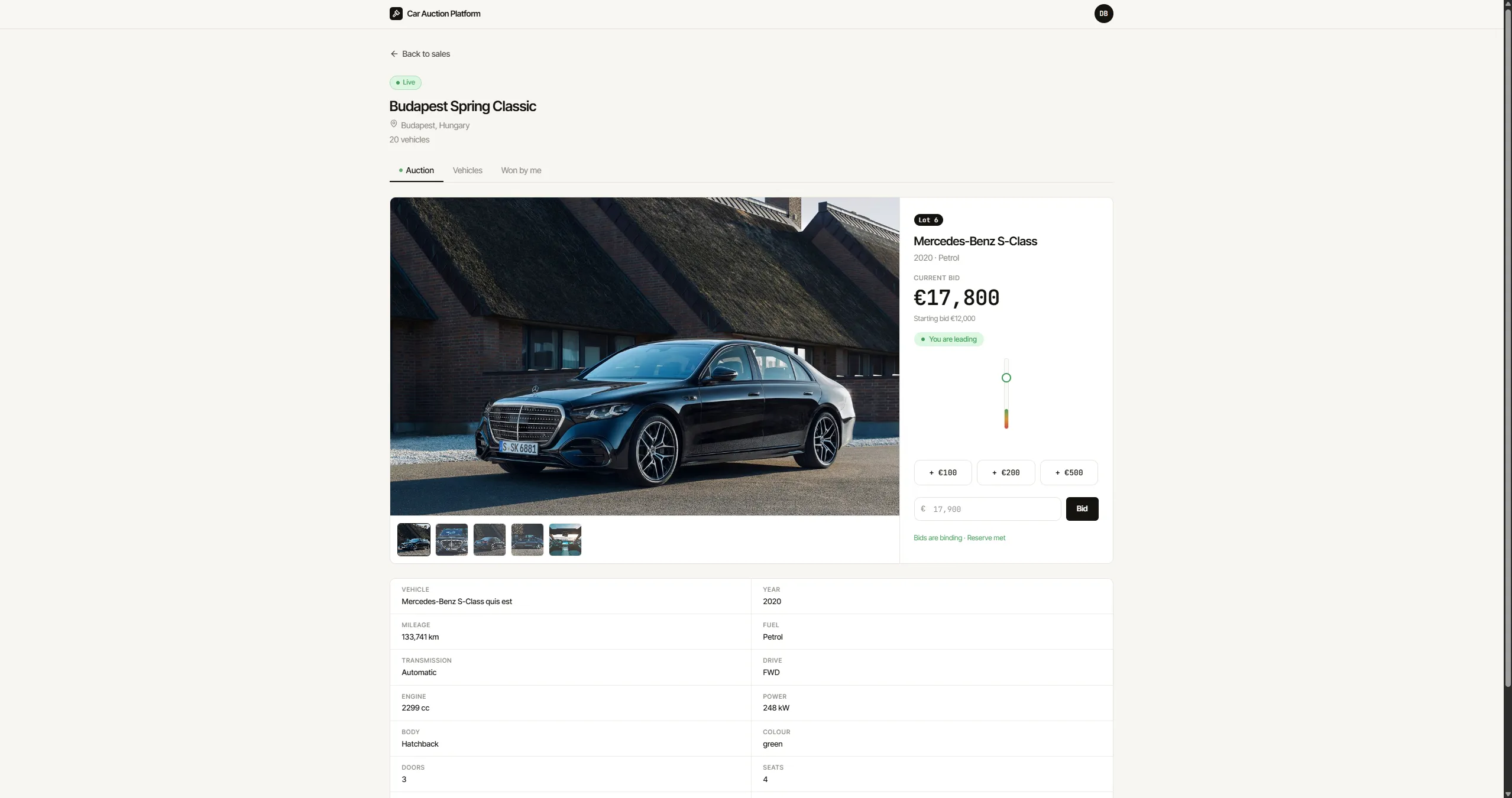 Car Auction Platform screenshot 17