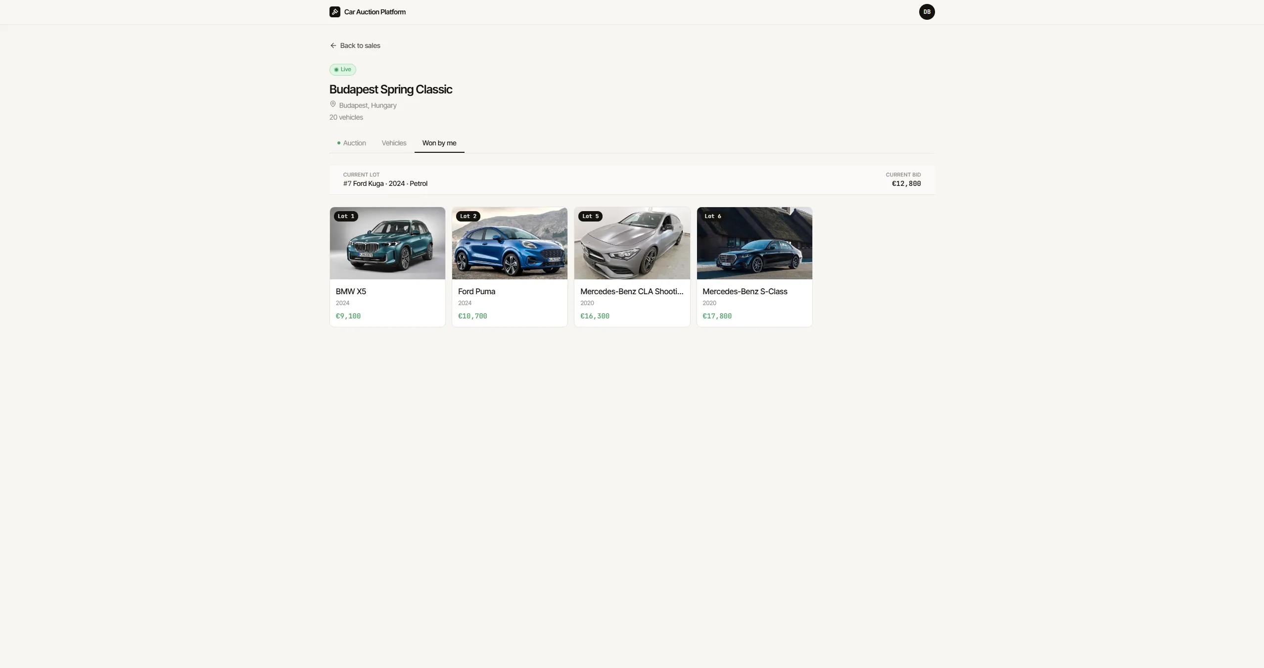 Car Auction Platform screenshot 18