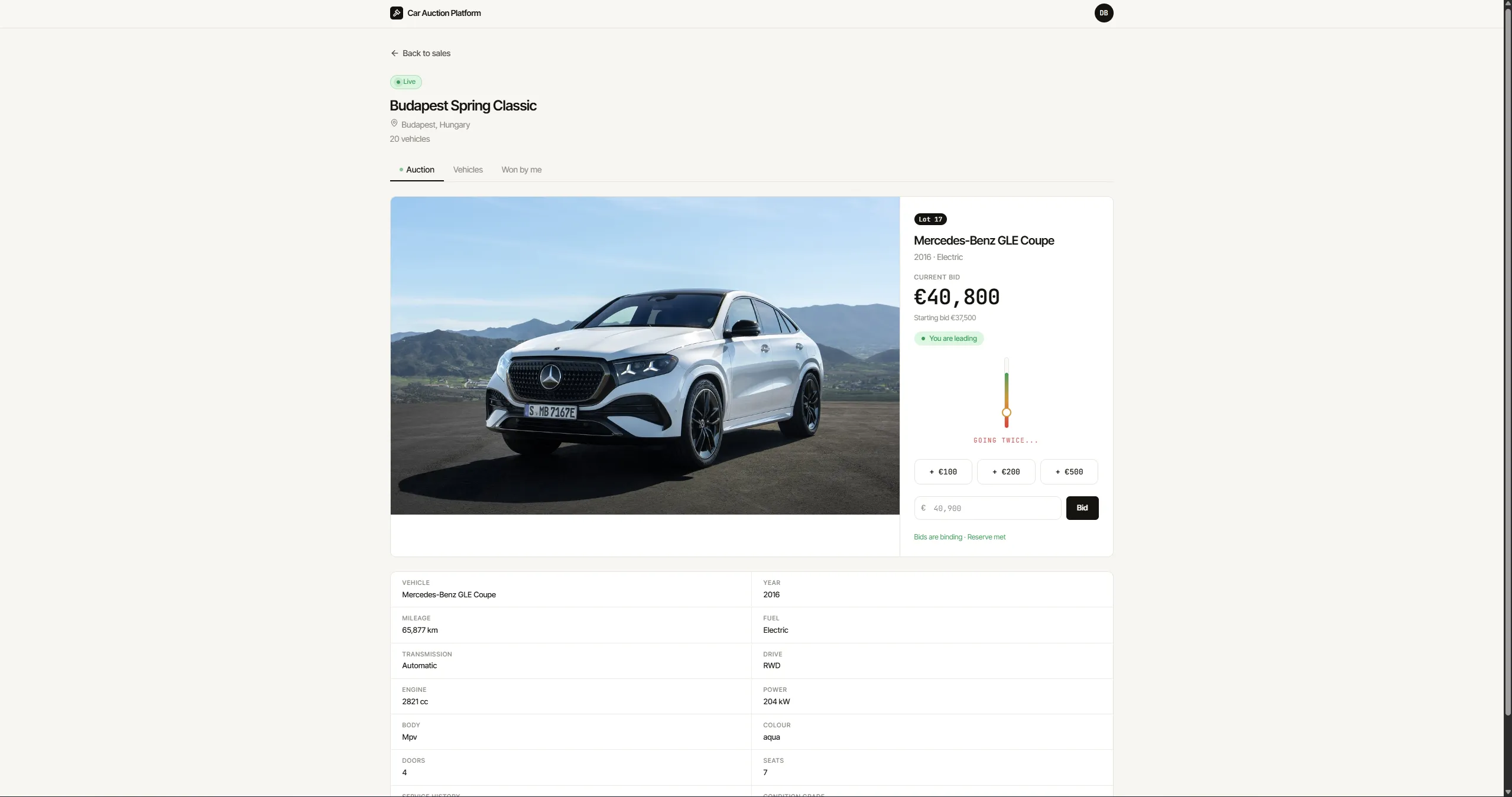 Car Auction Platform screenshot 22