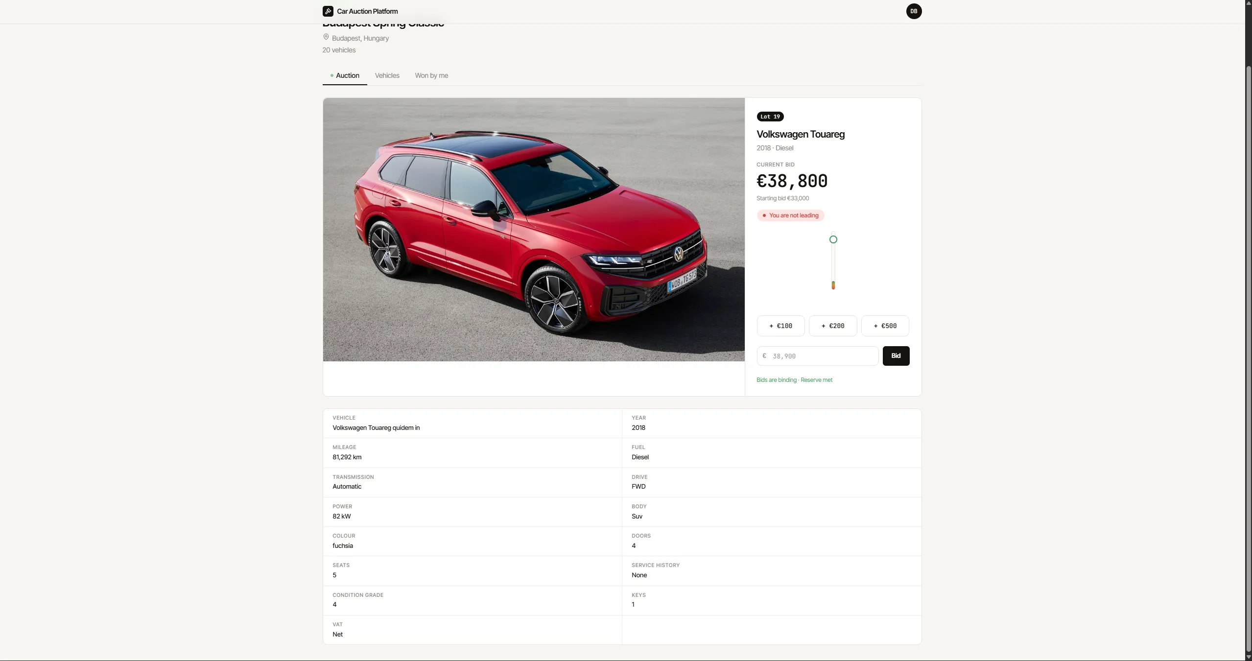 Car Auction Platform screenshot 23
