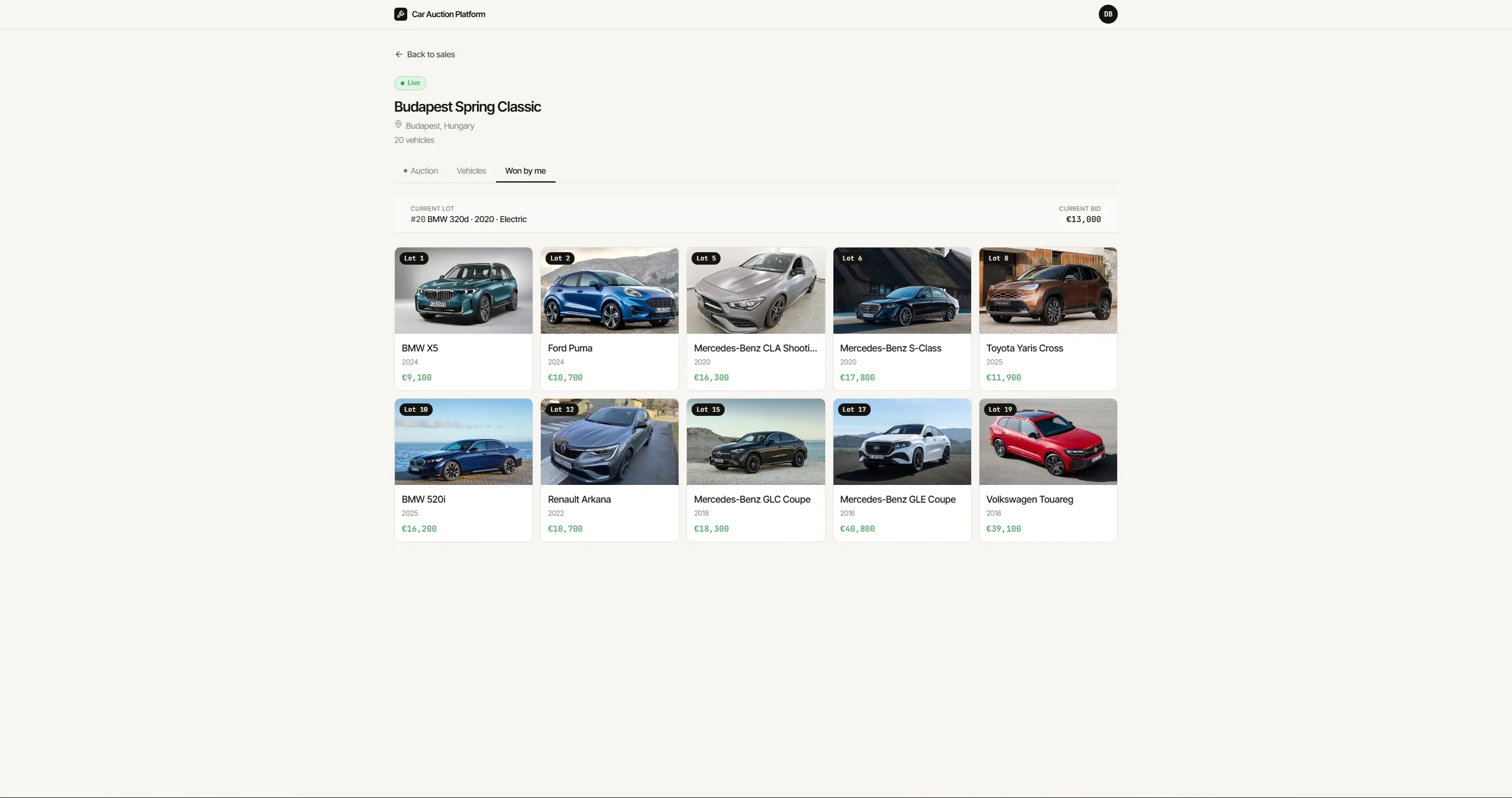Car Auction Platform screenshot 24