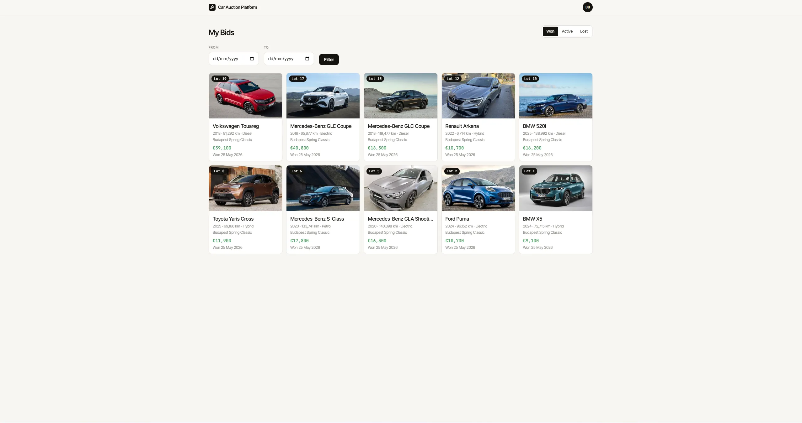 Car Auction Platform screenshot 27