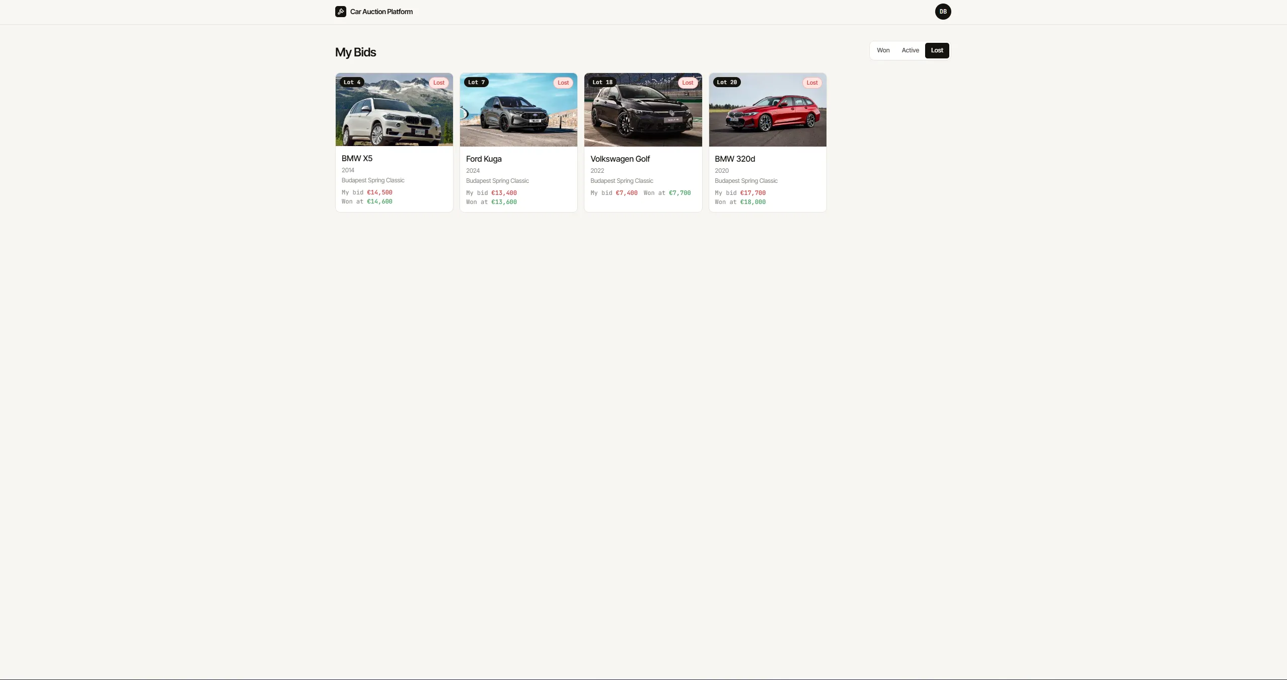 Car Auction Platform screenshot 28