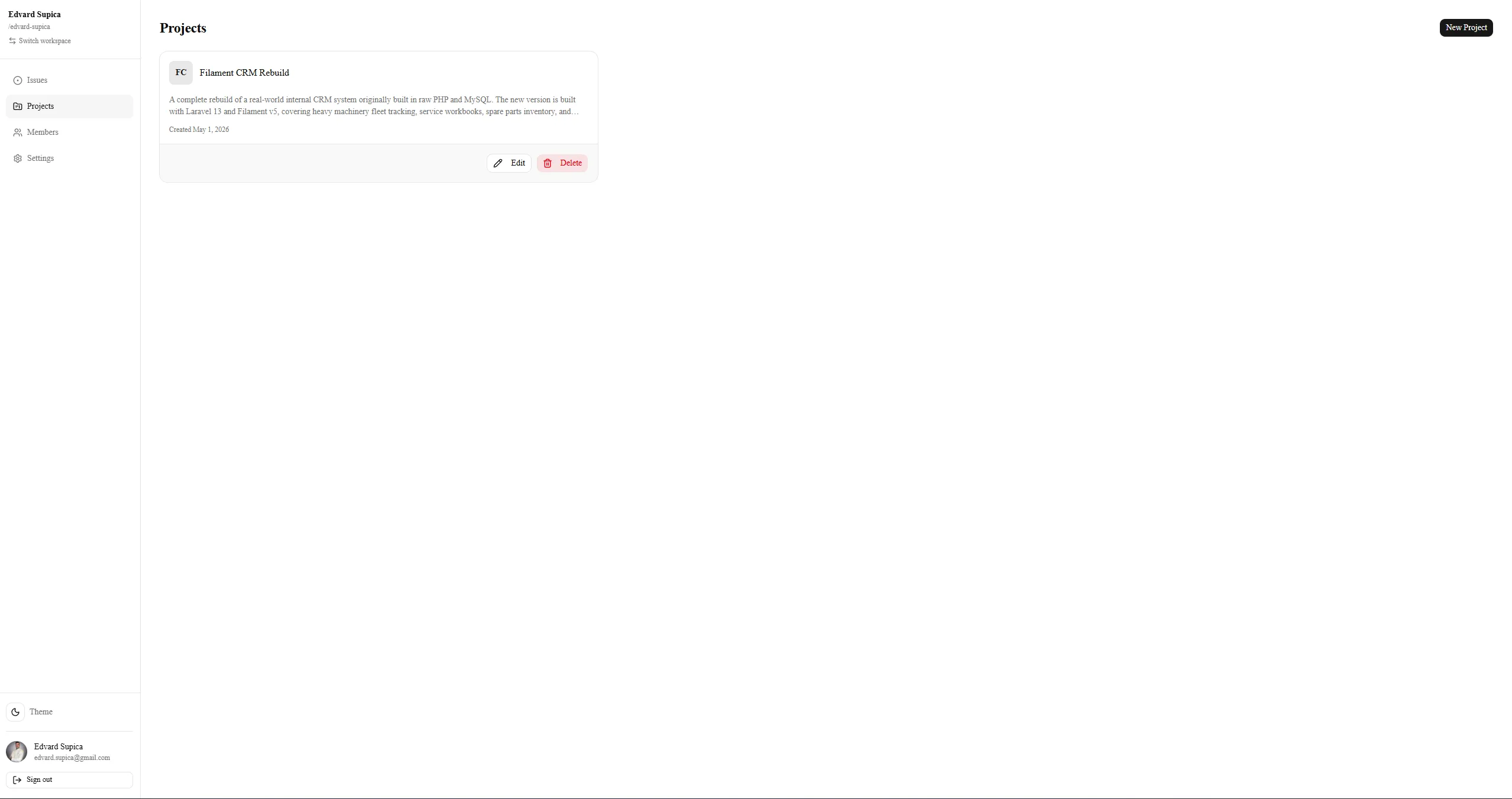 Project Management App screenshot 5