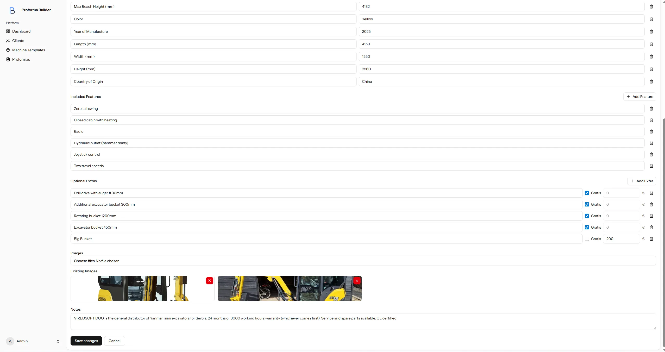 Proforma Builder screenshot 5