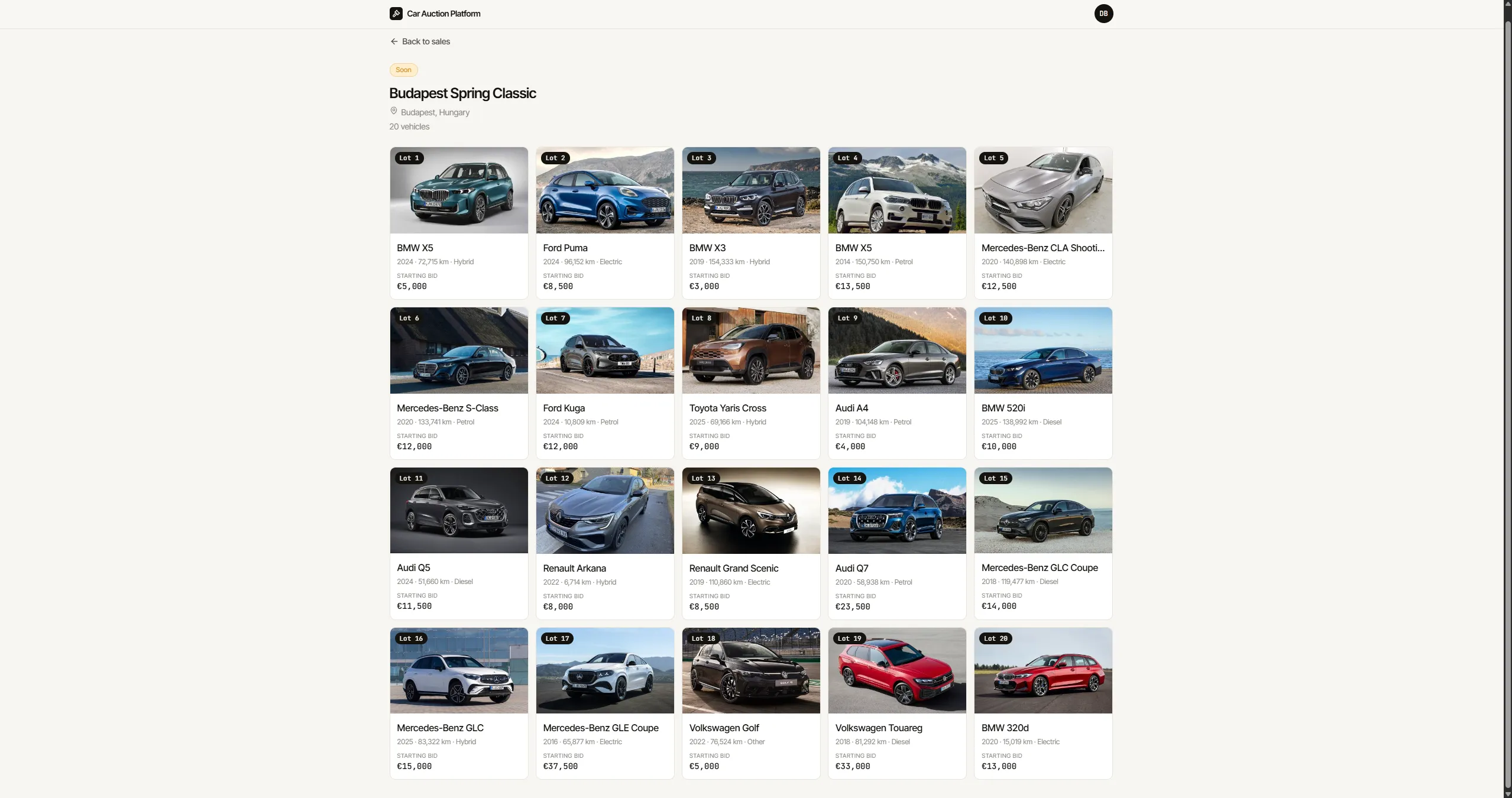 Car Auction Platform screenshot 5