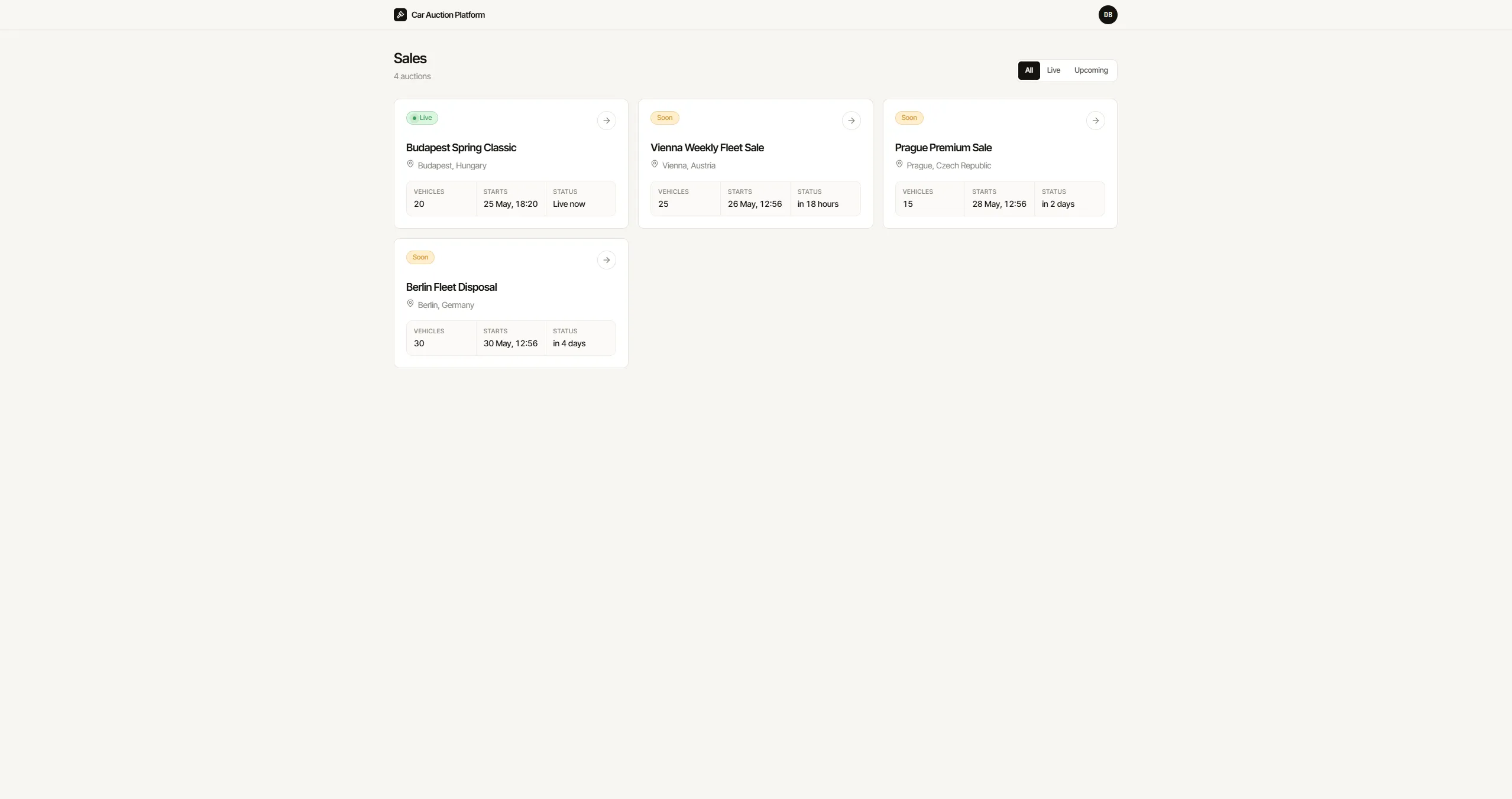 Car Auction Platform screenshot 6